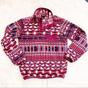 Patagonia Aztec Print Synchilla Fleece Jacket